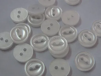 gumb od smole s 2 rupe 10,16 mm za gumbe s bisernom пуговицей, modnih gumbi za oči Slika 1