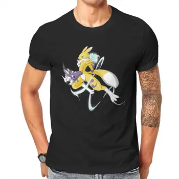 T-shirt Digimon i Crest za Muškarce s Nostalgičan animacija Za Odrasle, Iznenađujuće Pamučne Majice sa po cijeloj površini, Majica Kratkih Rukava, Dar Ideja, Odjeća