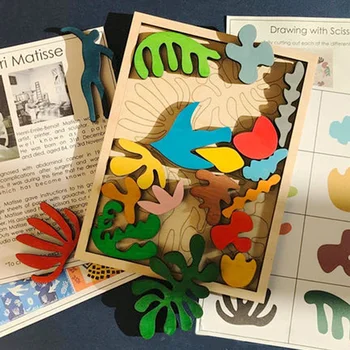 Montessori Igračka Dječje Drvene Puzzle Inteligencija Trening Montessori Rano Obrazovanje Zagonetke Igračke Za Malu Djecu Slika 4