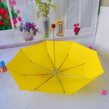 Putni Sklopivi kišobran žuti kišobran Kako sam upoznao tvoju mamu Ženske sklopivi kišobrani Pluća Sunčane дождевики Parapluie Rain Gear Slika 2