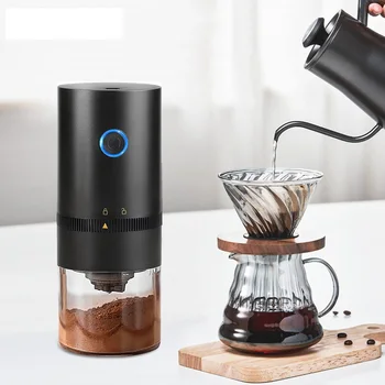 Električna Brusilica Automatski Mlin Za Grah Prijenosni Stroj Espresso kavu Za Kafić Kuća Putovanja USB Punjiva Brzo Brušenje Slika 0