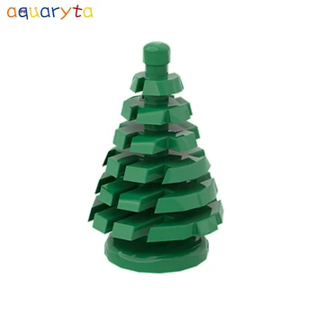Aquaryta Građevinske Cigle 2x2x4 Malo Pine Božićno Drvce je Kompatibilan sa 2435 DIY Skuplja Igračke od Čestica za Djecu