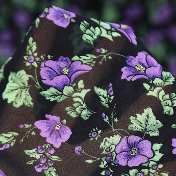1 M/lot 150 cm Veleprodaja шифоновый print računalni vezenje tkanina mali cvjetni tkanina suknja tkanina ljetna haljina tkanina AC350