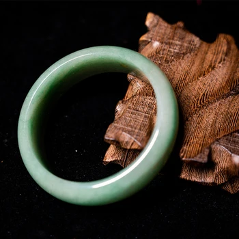 zheru nakit prirodni Burmanski jadeit ulje zelena 54 mm 64 mm narukvica elegantan ukras princezu za majka prijatelju
