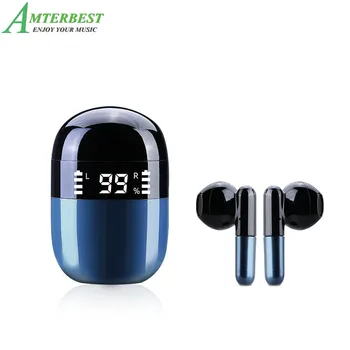 AMTERBEST J28 TWS Bežične Slušalice Bluetooth Slušalice Sa redukcijom šuma HIFI Stereo Sportske Vodootporne Slušalice S Mikrofonom