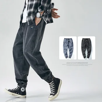 2023 Muške Jeans Modni Izravne Nove Svakodnevne Široke Hlače Kaubojske Gospodo Ulične Korejski Hlače u stilu hip-hop Velike Veličine 8XL