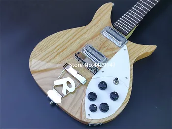 Kvalitetna električna gitara 325 uzorka, tijelo od lipe, ploča od mahagonija, prozirna boja za drvo, pravi fotografije, besplatna dostava. Slika 4