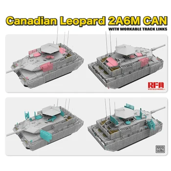 Skup modela RYEFIELD RM-5076 1/35 Canadian Leopard 2A6M CAN Slika 2
